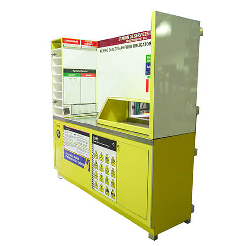 Station des permis et de calibrage - Tout aluminium - 82x80x24 - STANDARD IZ