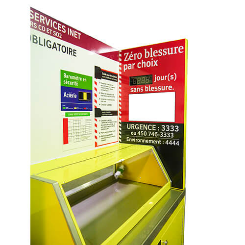 Station des permis et de calibrage - Tout aluminium - 82x80x24 - STANDARD IZ – Image 4