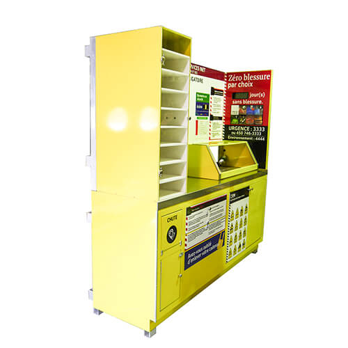 Station des permis et de calibrage - Tout aluminium - 82x80x24 - STANDARD IZ