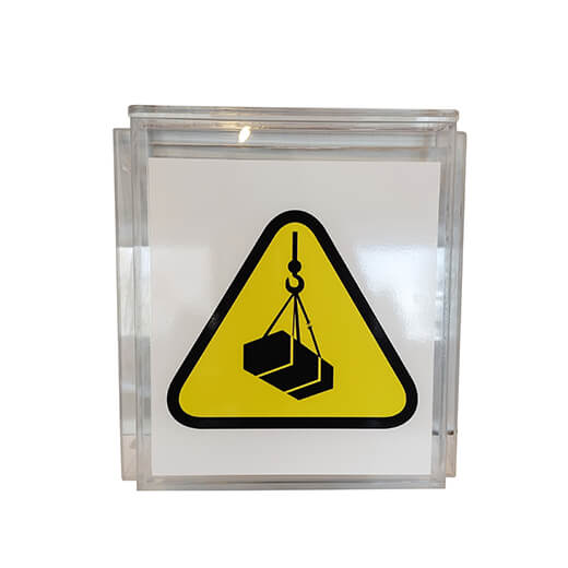 Boitier 5S en acrylique clair pour papeterie- 10x15x1.5 - STANDARD IZ