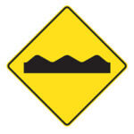 Affiche - Chaussée cahoteuse - Aluminium 0.064 - Vinyle Grade Ingénieur - 24x24 - STANDARD