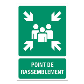 Affiche - Point de rassemblement - Aluminium 0.064 - Vinyle Régulier Imprimé Laminé Glacé - 24x36 - STANDARD