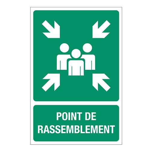 Affiche - Point de rassemblement - Aluminium 0.064 - Vinyle Régulier Imprimé Laminé Glacé - 24x36 - STANDARD