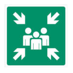 Affiche - Point de rassemblement - Vinyle grade ingénieur laminé glacé - 24X24 - STANDARD IZ