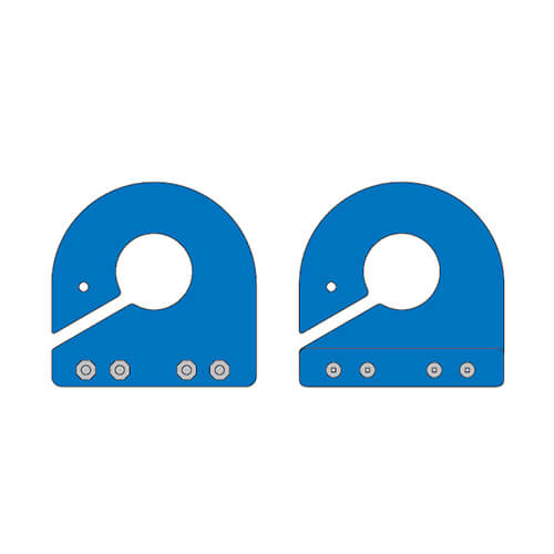 Dévidoir industriel avec ruban 3.5" x 100 pieds - STANDARD