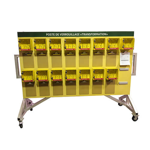 Verrouillage - Station - 30 boites de verrouillage - 96x56 - STANDARD IZ