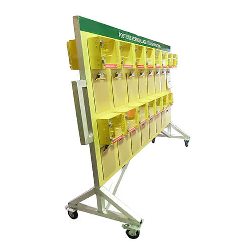 Lockout Station - 30 lockout boxes - 96x56 - STANDARD IZ - Image 2