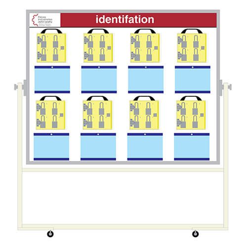 Verrouillage - Tableau - 8 boites de verrouillage - 60x48 - STANDARD IZ