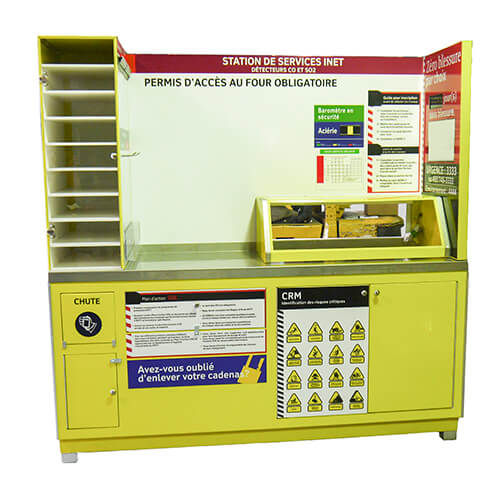 Station des permis et de calibrage - Tout aluminium - 82x80x24 - STANDARD IZ