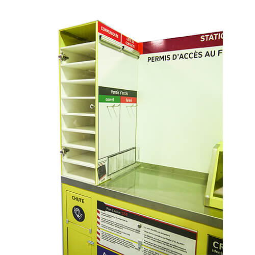 Station des permis et de calibrage - Tout aluminium - 82x80x24 - STANDARD IZ – Image 10