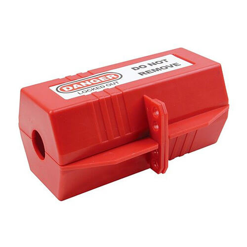 Cadenassage - Dispositif pour prise électrique, 220V ou 500V - 7x3.3x3.3 - STANDARD