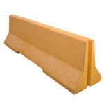 Fourniture de sécurité - Glissière de béton peinture jaune - 72x32 - STANDARD