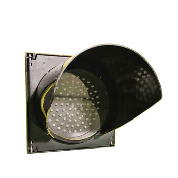 Lumière de circulation avec cap de sécurité rouge, verte ou orange, activé par boîtier de contrôle - Dia 8 - STANDARD IZ