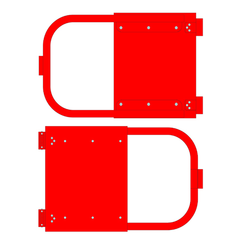 All aluminum spring loaded gate model A - Height 22" - Adjustable length from 31" to 40" - STANDARD IZ - Image 4