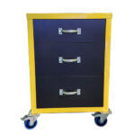 Verrouillage - Bas de Station - Peinture cuite jaune - 24x30x24 - STANDARD