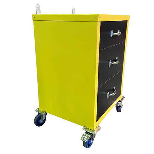 Verrouillage - Bas de Station - Peinture cuite jaune - 24x30x24 - STANDARD