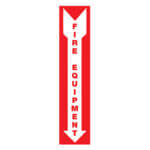 Affiche - Fire equipement - Aluminium 0.064 - Vinyle régulier laminé glacé - 4x18 - STANDARD IZ