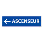 Affiche - Ascenseur - Aluminium 0.064 - Vinyle régulier laminé glacé - 22x6 - STANDARD IZ