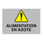Affiche - Azote - Aluminium 0.064 - Vinyle grade régulier imprimé laminé glacé - 12x8 - TYPE 2 - STANDARD IZ