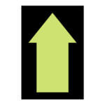 Affiche - Flèche - Aluminium 0.064 - Photo luminescent - 8x12 - STANDARD IZ