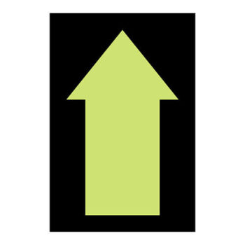 Affiche - Flèche - Aluminium 0.064 - Photo luminescent - 8x12 - STANDARD IZ