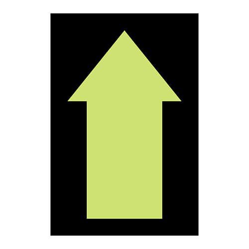 Affiche - Flèche - Aluminium 0.064 - Photo luminescent - 8x12 - STANDARD IZ