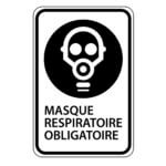 Affiche - Masque respiratoire - Aluminium 0.064 - Vinyle grade ingénieur laminé glacé - 12x18 - STANDARD