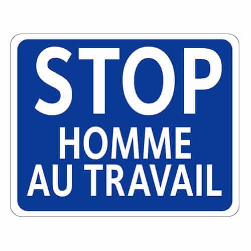 Affiche - Men at work - Aluminium 0.064 - Vinyle grade ingénieur imprimé laminé glacé - 15x12 - STANDARD IZ