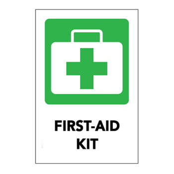 Poster - First Aid Kit - Aluminum 0.064 - Glossy Engineer Grade Vinyl - 12x18 - STANDARD