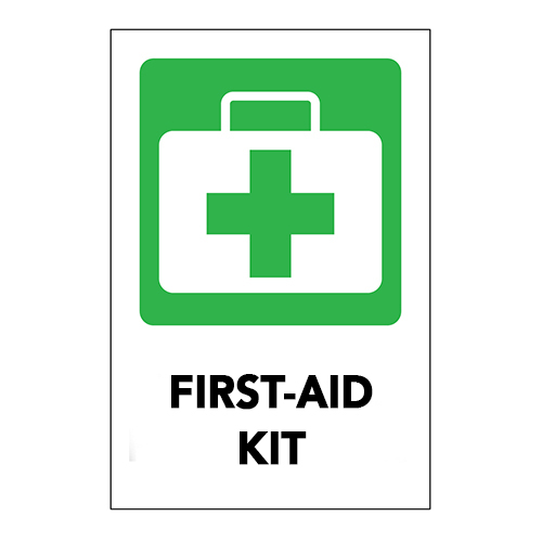 Poster - First Aid Kit - Aluminum 0.064 - Glossy Engineer Grade Vinyl - 12x18 - STANDARD