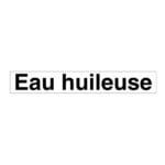 Autocollant - Eau huileuse - Vinyle Hi Tack imprimé laminé glacé - 17x2.5 - STANDARD IZ
