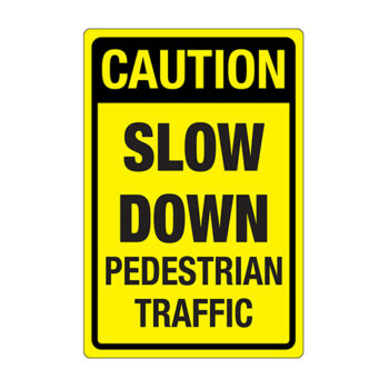 Poster - Slow down - Aluminium 0.064 - Regular glossy laminated vinyl - 8x12 - STANDARD IZ