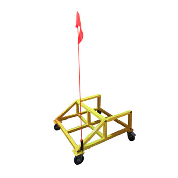 Locking - Station bottom frame - Steel - Yellow paint - 48x36x12 - STANDARD IZ