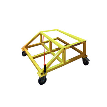 Support base on wheels - Aluminium 1.5x1.5 - 36x12x36 - STANDARD