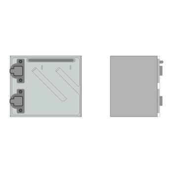 Boitier d'isolation - station cadenassage - Aluminium 0.125 - 6.25x5.75x4.75
