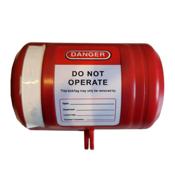 Lockout - Device for electrical outlet, 110V - 4.5x2.75x0.82 - STANDARD