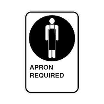 Poster - Apron required - Aluminum 0.064 - Engineer vinyl UV printing - 12x18 - STANDARD