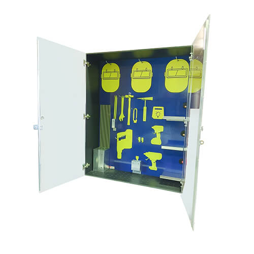 STD - 5S Case - 16 tools and equipment - PVC, acrylic and crezon - 41.5x51x12 - Image 2