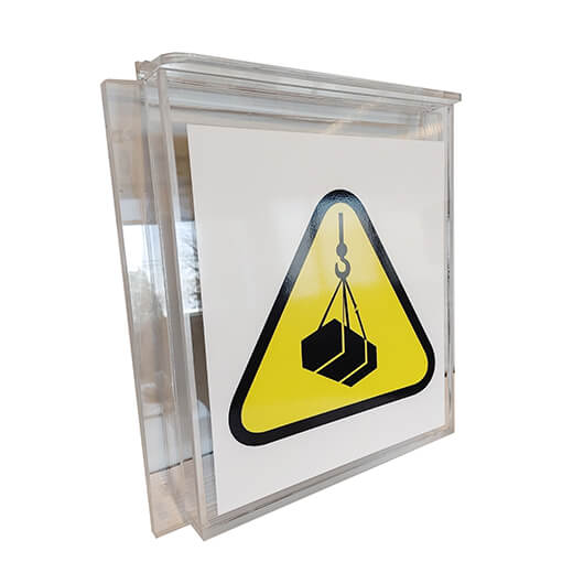 Boitier 5S en acrylique clair pour papeterie- 10x15x1.5 - STANDARD IZ – Image 2