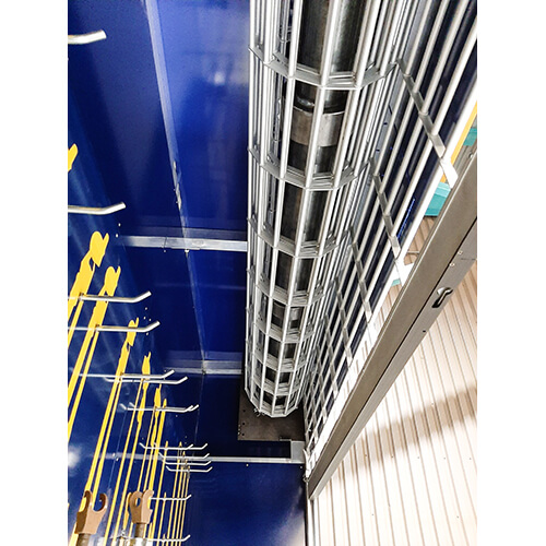 5S Tool Cabinet - All aluminum with lockable roller door - 120x116x24 - STANDARD IZ - Image 5