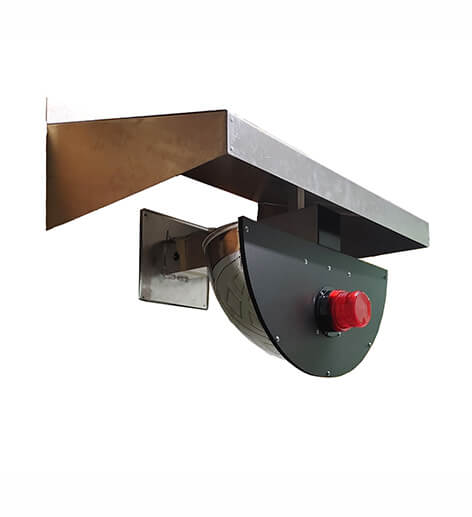 Anticollision - Miroir demi-dôme 24" extérieur avec toit de protection - Gyrophare - 1x détecteur d'ouverture de porte - STANDARD IZ – Image 2