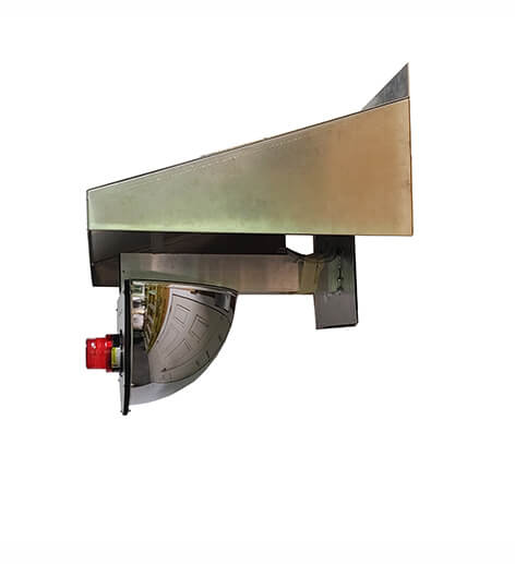 Anticollision - Miroir demi-dôme 24" extérieur avec toit de protection - Gyrophare - 1x détecteur d'ouverture de porte - STANDARD IZ – Image 4