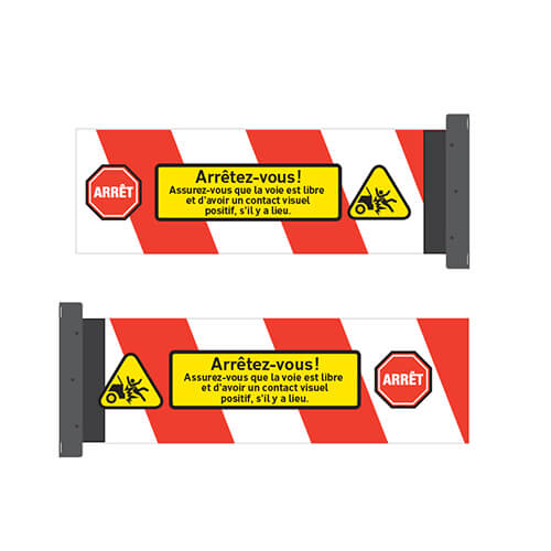 Polycarbonate barrier with installation jaw only - 33x8 - STANDARD IZ - Image 3