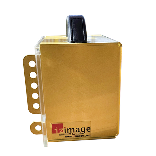 Verrouillage - Boite portative - aluminium 0.080 - Peinture cuite jaune - 2 Pin - 7x6x5 - STANDARD IZ – Image 3