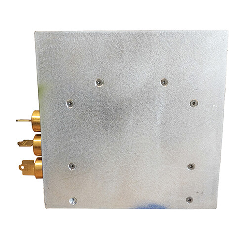 Verrouillage - Boitier mural détachable pour serrure de type ketch - Aluminium 0.125 et PVC 0.50 - Peinture émail bleue - 9x9x4.875 - STANDARD IZ – Image 13