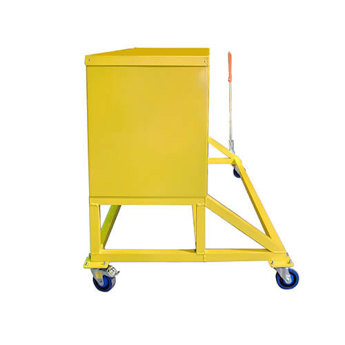 Locking Devices - Bottom of the Station - Aluminium - Yellow paint - 60x24x20 - STANDARD IZ - Image 4