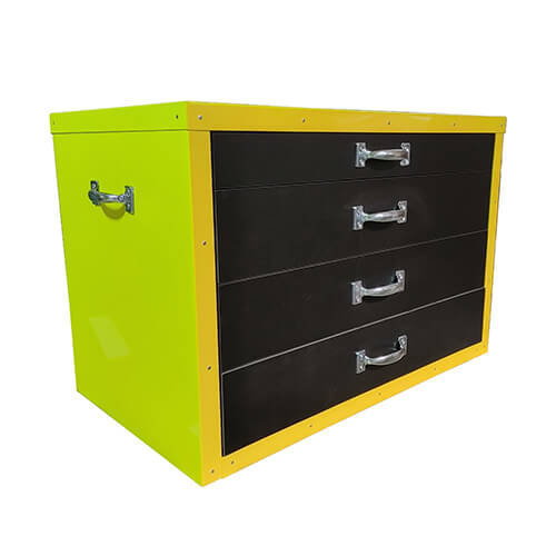 Lock - Bottom of Station - Aluminium - Yellow paint - 36x24x20 - STANDARD IZ - Image 3