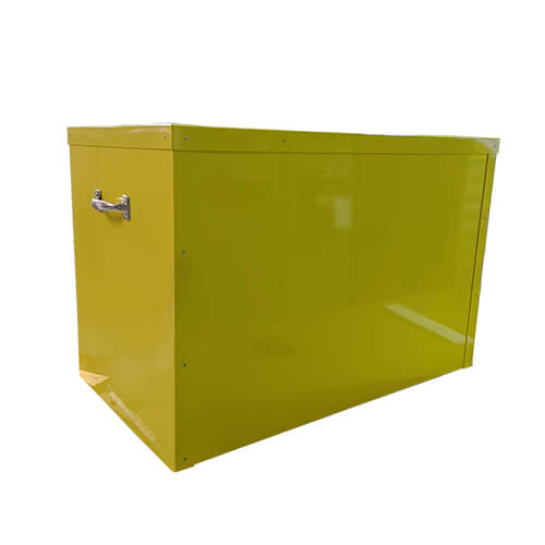 Lock - Bottom of Station - Aluminium - Yellow paint - 36x24x20 - STANDARD IZ - Image 4