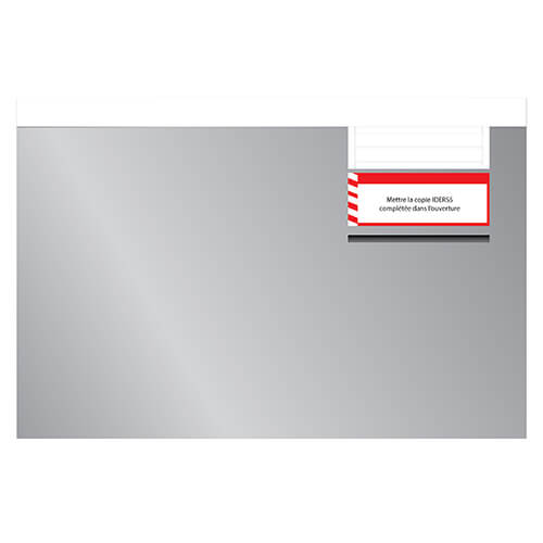 Comptoir des permis de travail - Tout aluminium - 39x69x24 - STANDARD IZ – Image 9