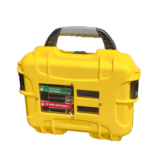 Standard - Locking - Complete small locking box kit for mobile equipment - 2 padlocks - Plastic Heavy-Duty - 10.2×7.9×4.5 - Image 4